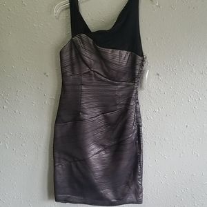 Black and Gray Dress